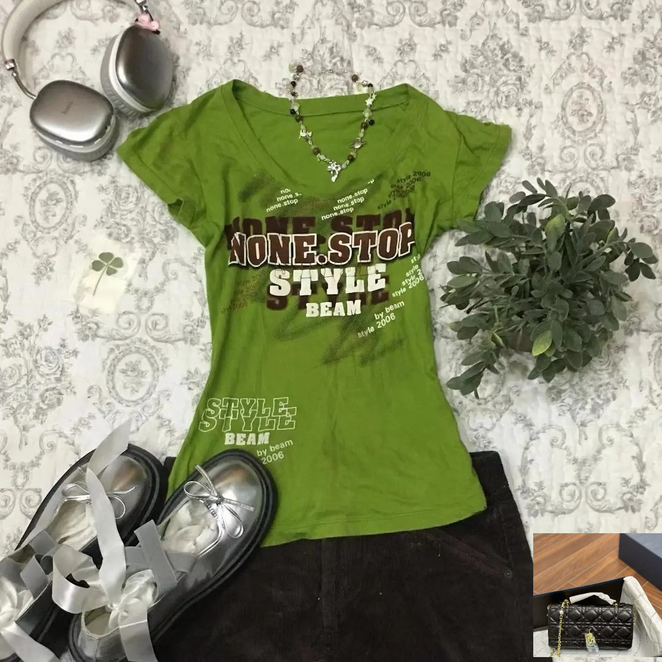 Letter Print Short Sleeve T shirts SA289