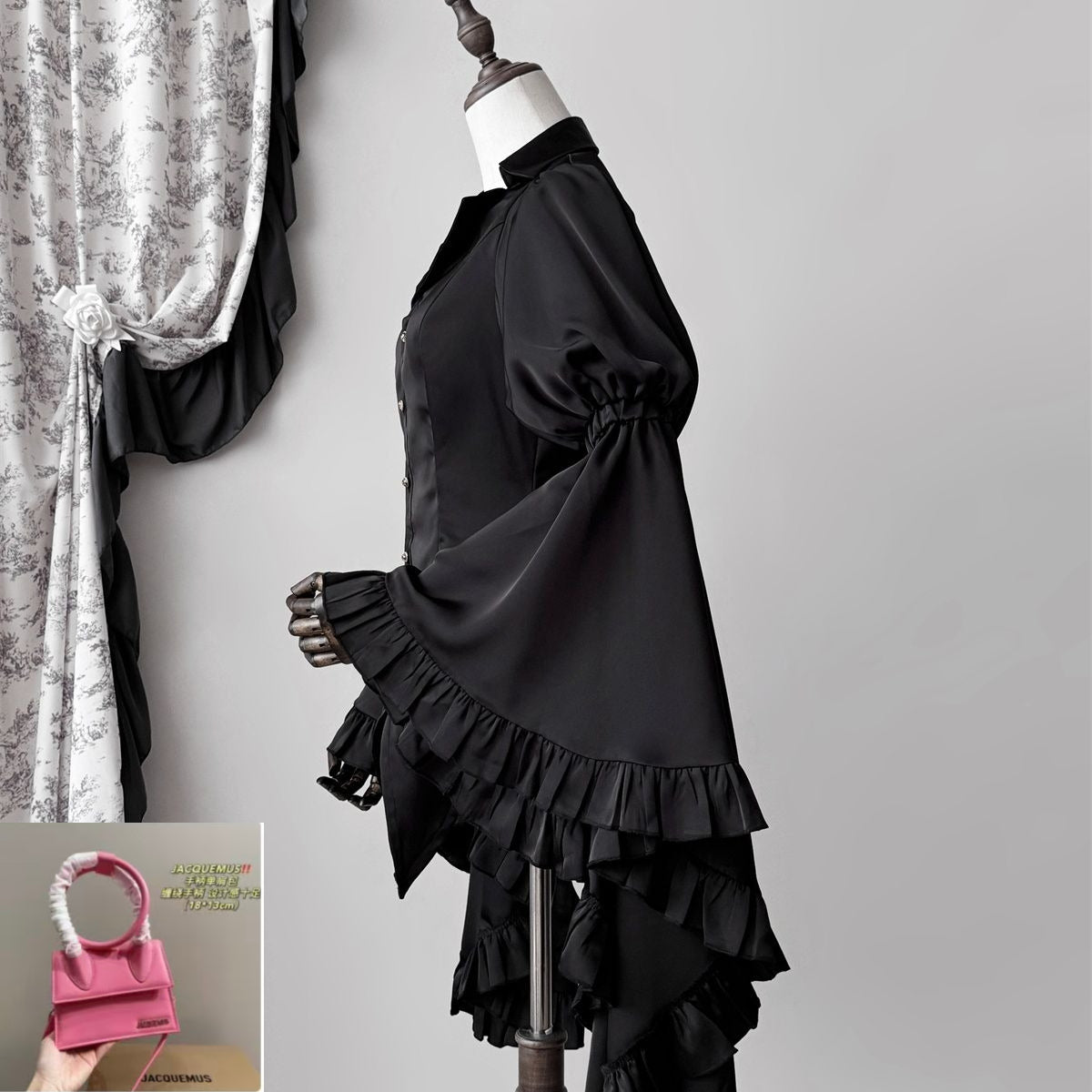 V-neck Shirt with Sleeves SA644