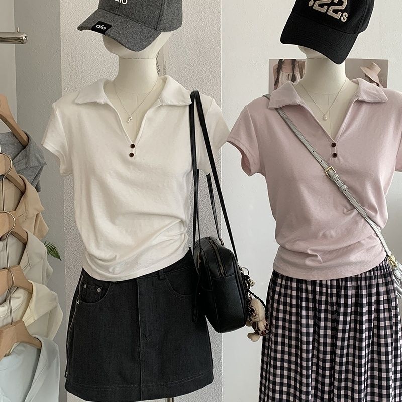 Collared T-shirt, Short Sleeve SAB115