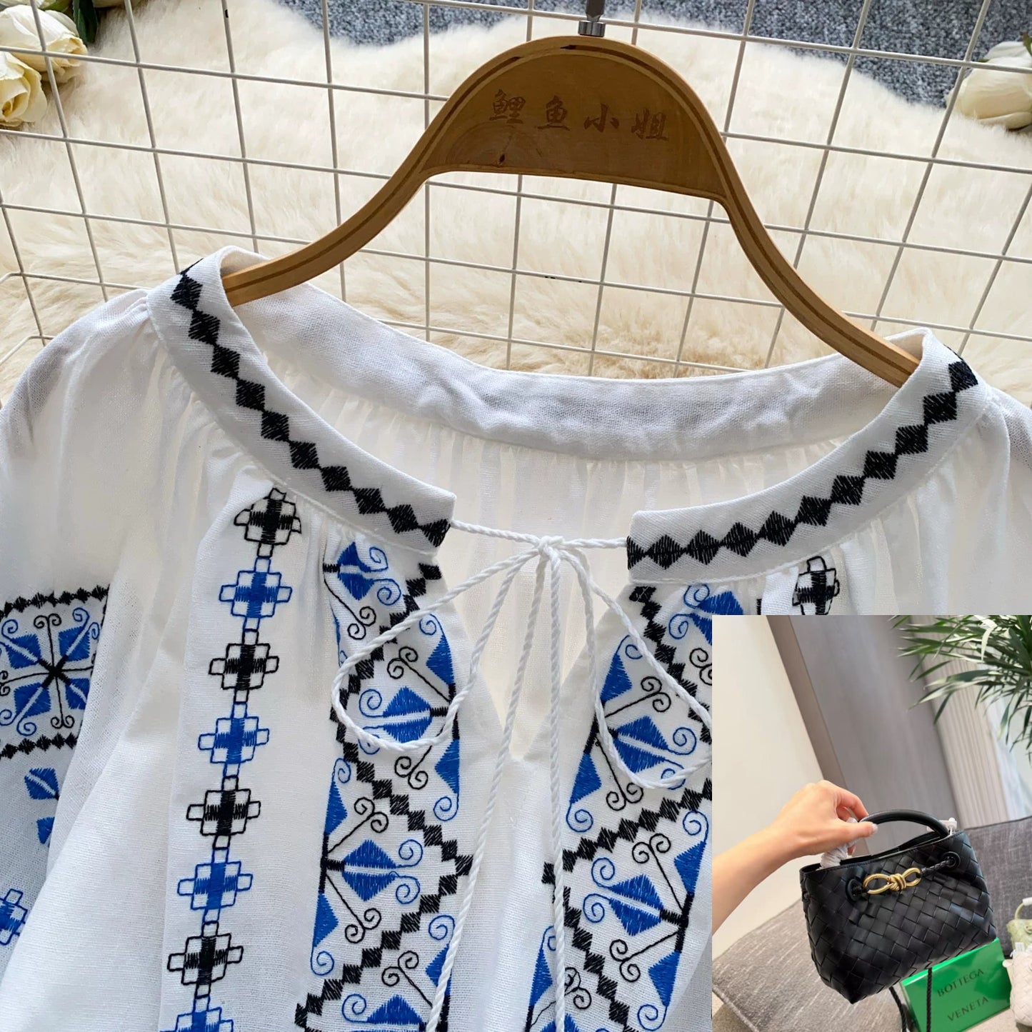 Commuting Style Embroidered Shirt SA987