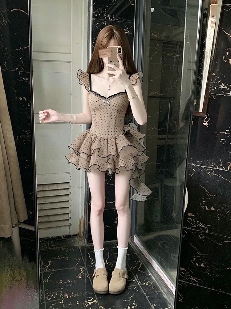 Mesh Suspender Tutu Skirt SAB016