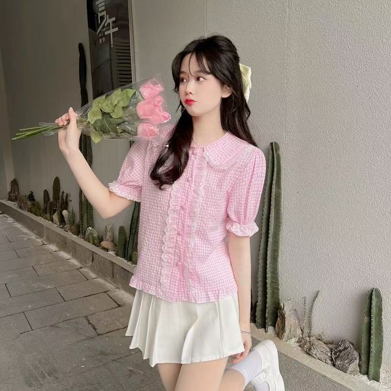 Puff Sleeve Shirt  US 64D107
