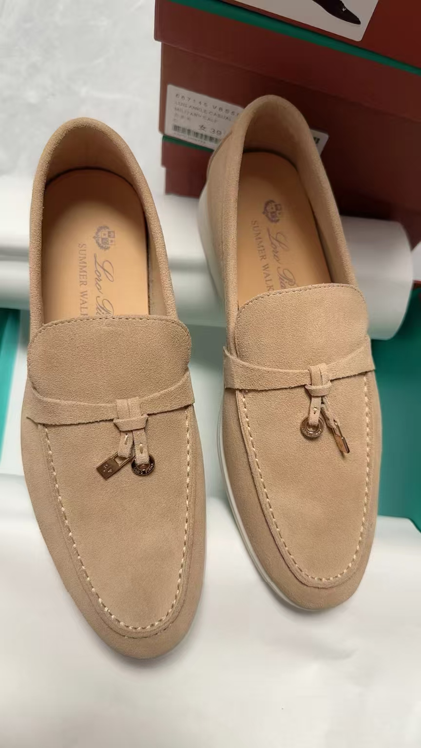 Flat Casual Single Shoes Doudou Shoes  SA622  GOLD metal