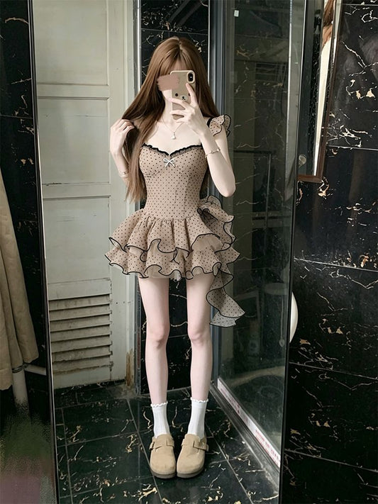 Mesh Suspender Tutu Skirt SAB016