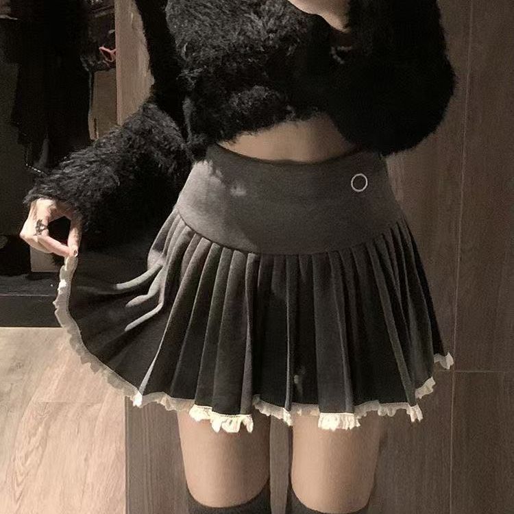 Lace Pleated Skirt SAB212