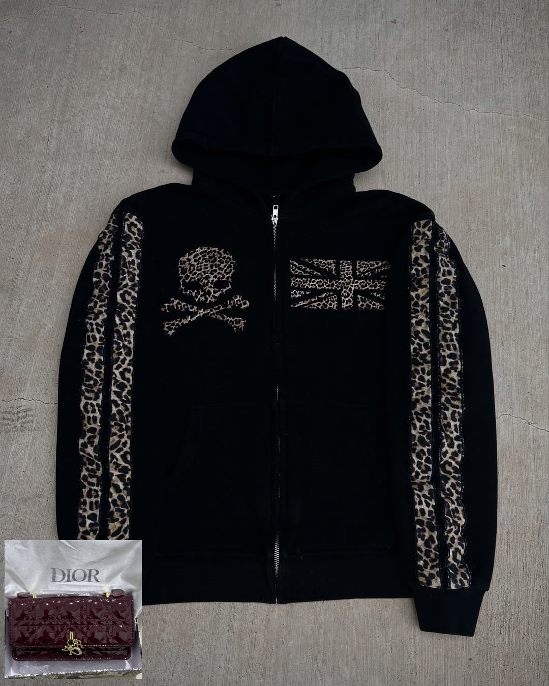 Printed Zip Sweater SA686