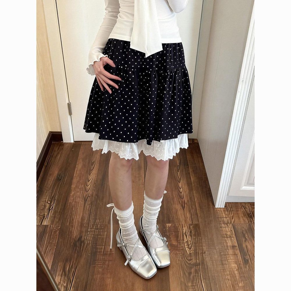 Women's Polka Dot Skirt  SA947
