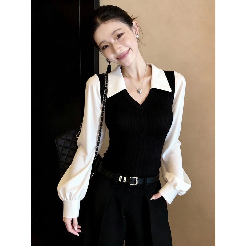 Fake Two-piece Shirt  SAB110