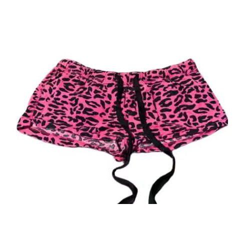 Rose Leopard Print Shorts SAB070