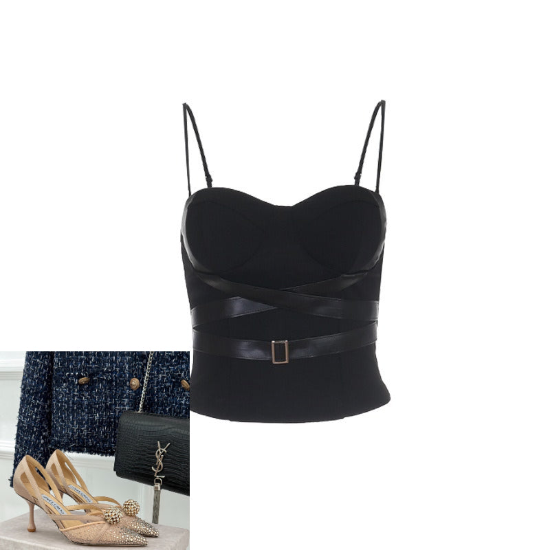 Cross-strap Bandeau Cami SAB003