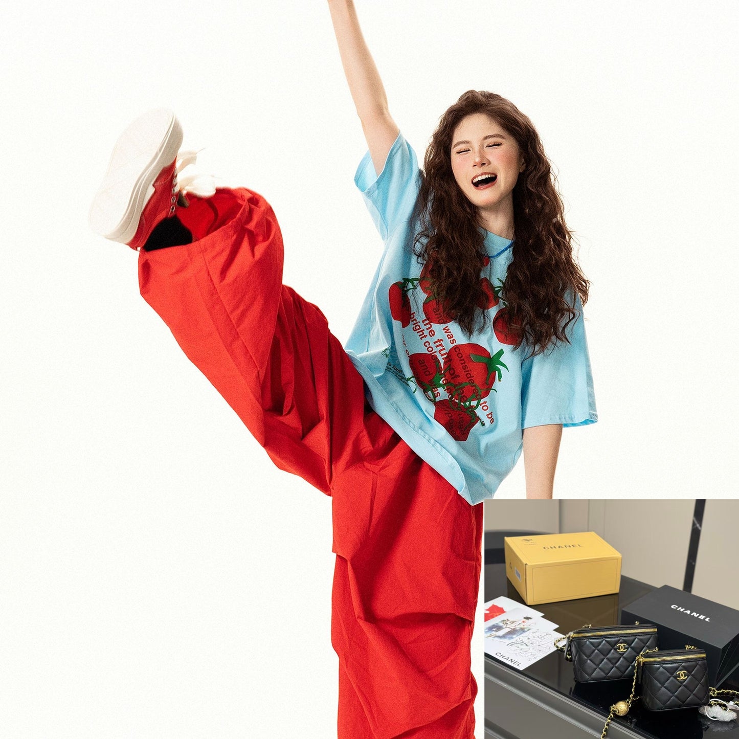 Tomato Print Short Sleeve T-shirt  SA850/SA851