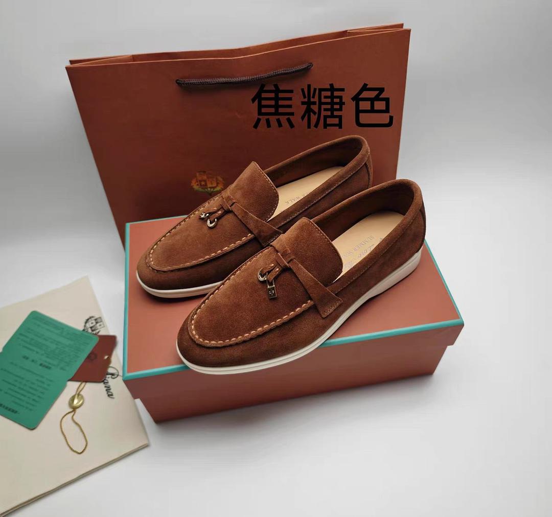 Flat Casual Single Shoes Doudou Shoes  SA622  GOLD metal