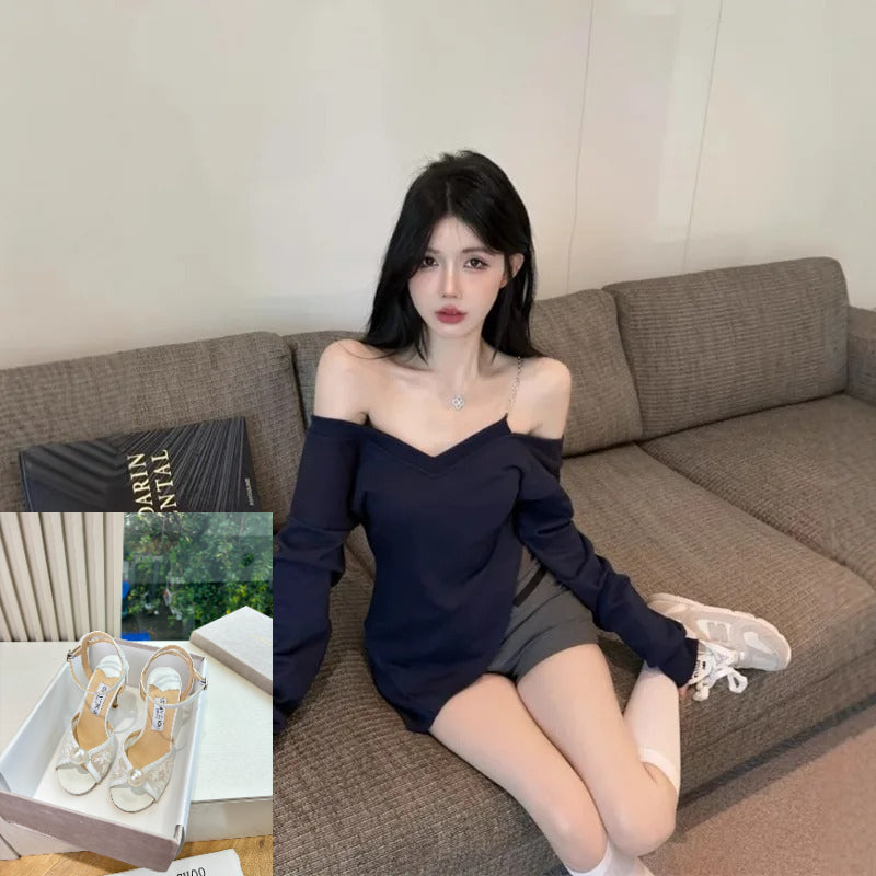 Pure Desire One Shoulder Top SA849