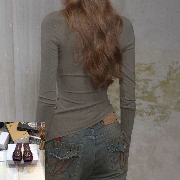Long Sleeve T-Shirt Top SA671