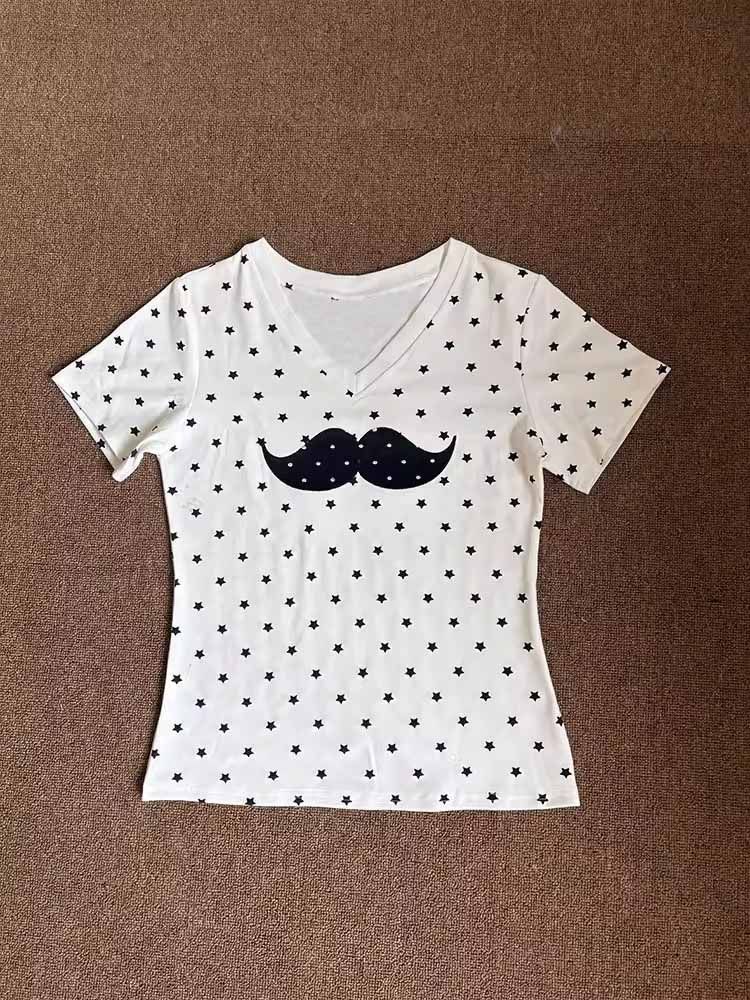 V-neck Short-sleeved T-shirt SA893