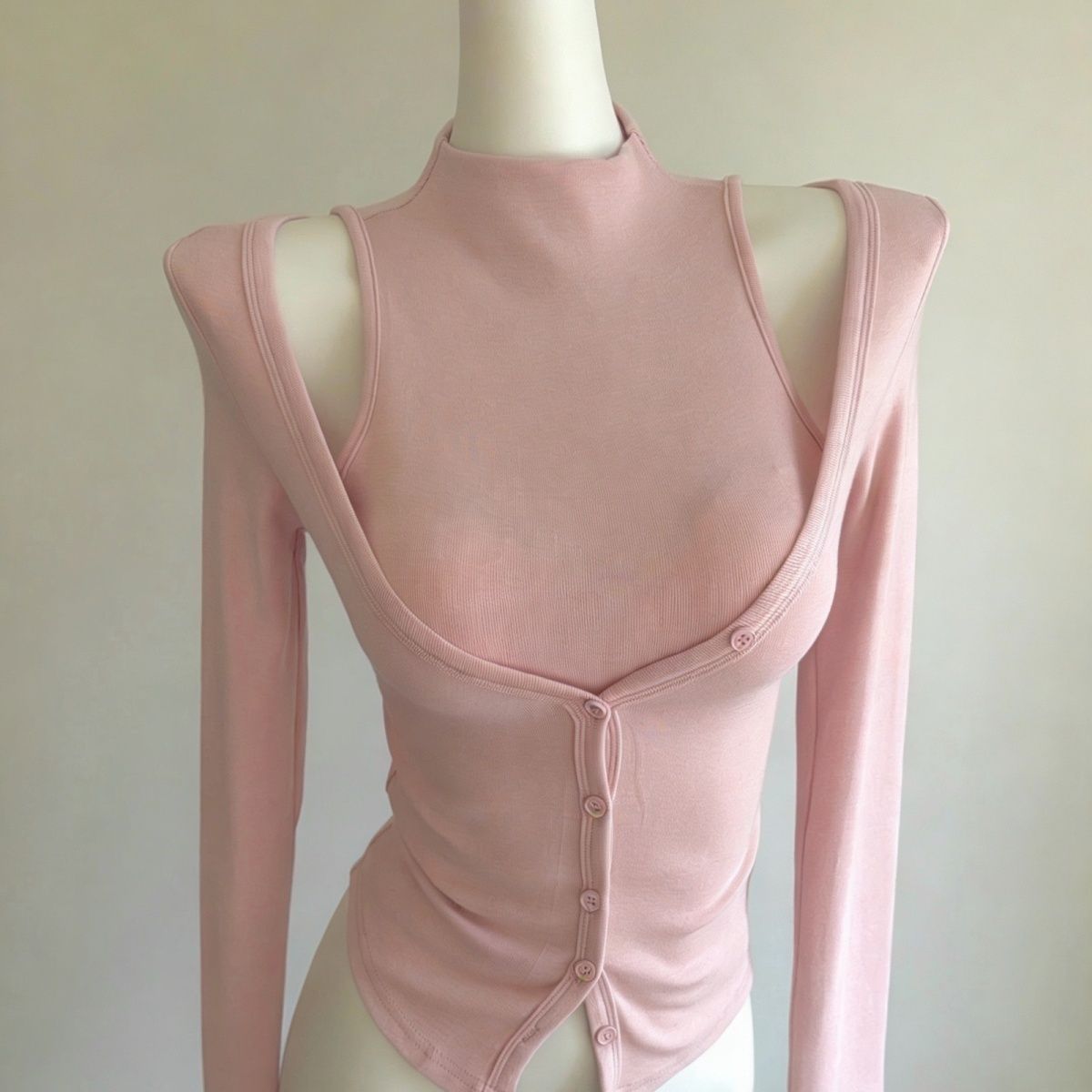 Long-sleeved Cardigan Two-piece Set SA776