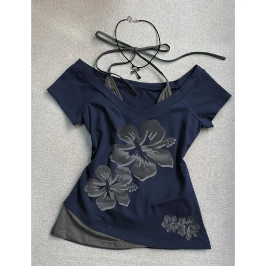 American Retro Vintage Short-sleeved T-shirt SP015/SP022/SP023/SP024