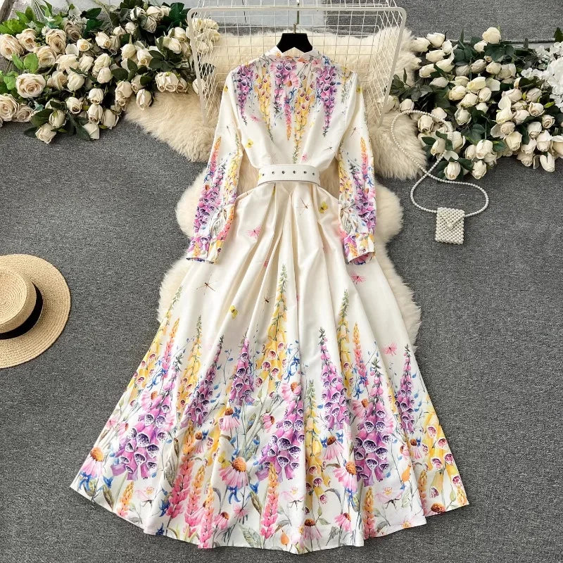Elegant Tie Bow Neck Women Dresses SA121