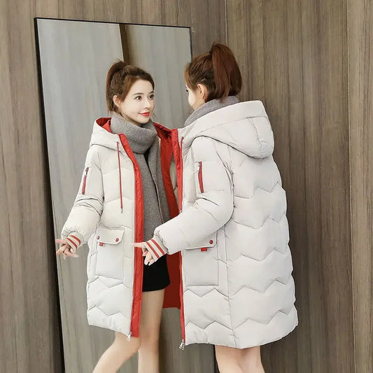 Warm Parkas Women Clothing Fresh Mujer SA035