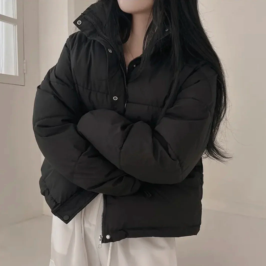 Women's Short Stand-up Collar Small Fashion Jacket 52B365