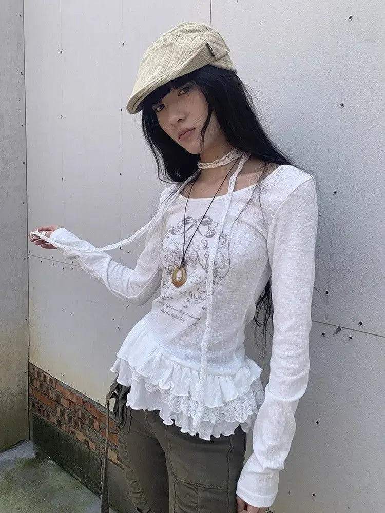 Chic Vintage Graphic Print Tshirts SA210