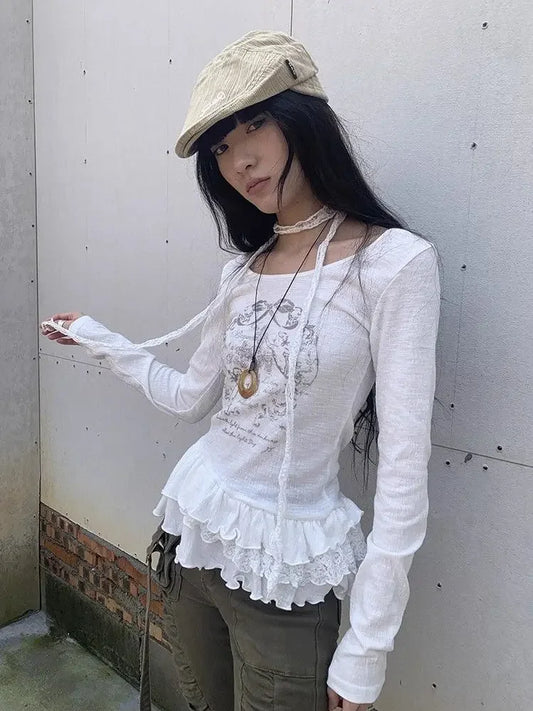 Chic Vintage Graphic Print Tshirts SA210