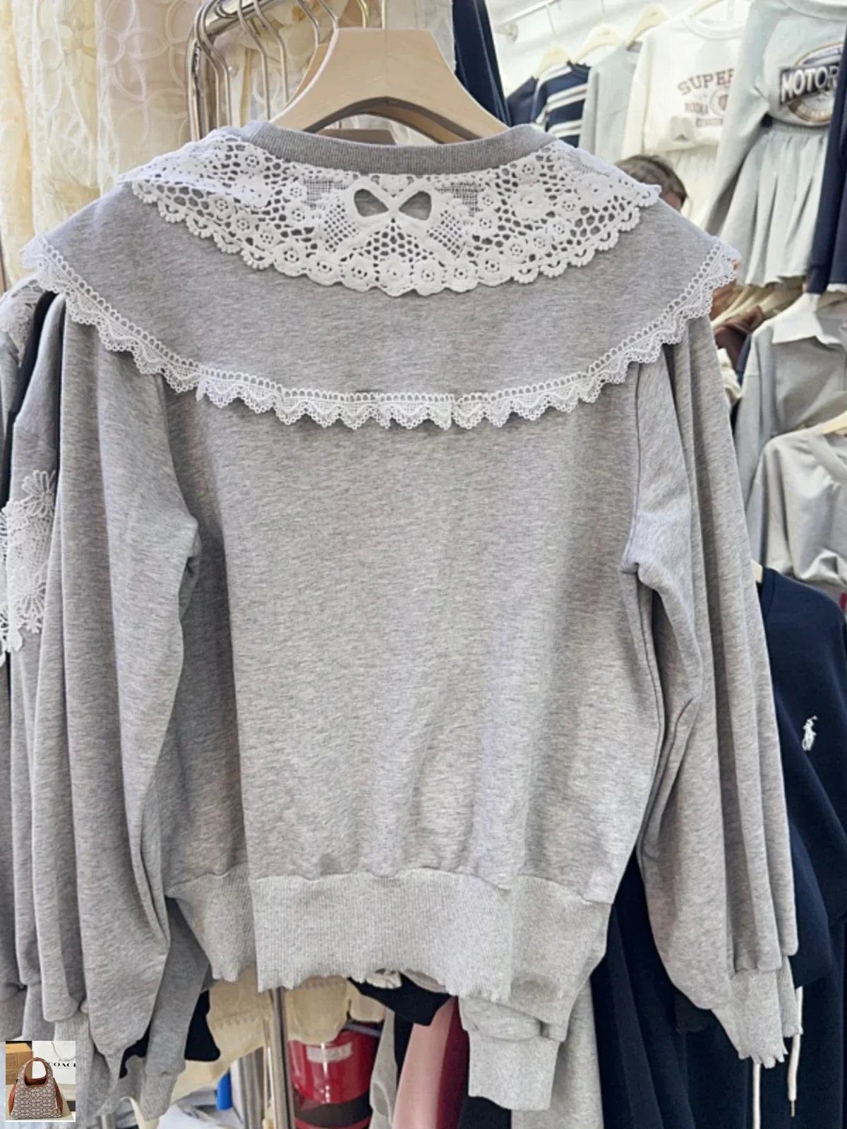 Lace Doll Collar Long-sleeved Sweater SA070/SA135