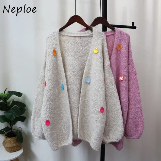 Sticky Korean Loose Knitted Cardigan SA023