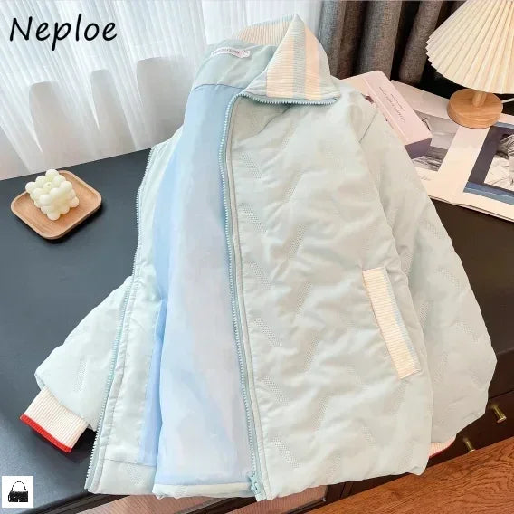 Zip Moda Panelled Parkas SA078