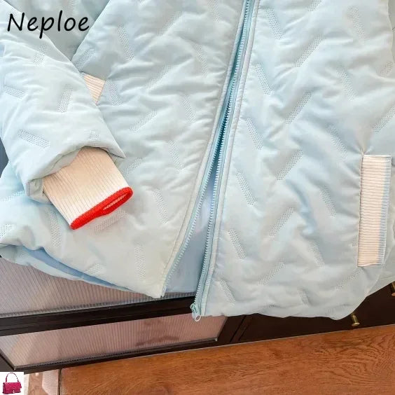 Zip Moda Panelled Parkas SA078