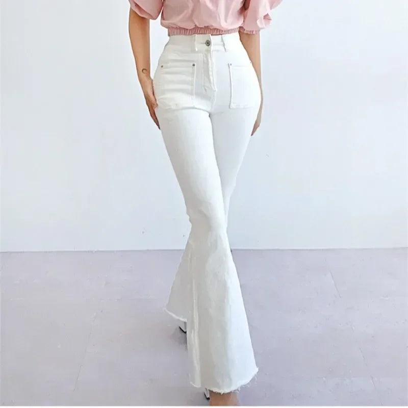 Chic Double Pocket  Temperament Pants SA055