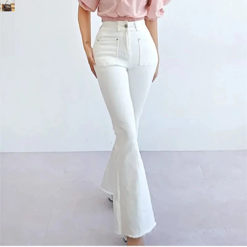 Chic Double Pocket  Temperament Pants SA055
