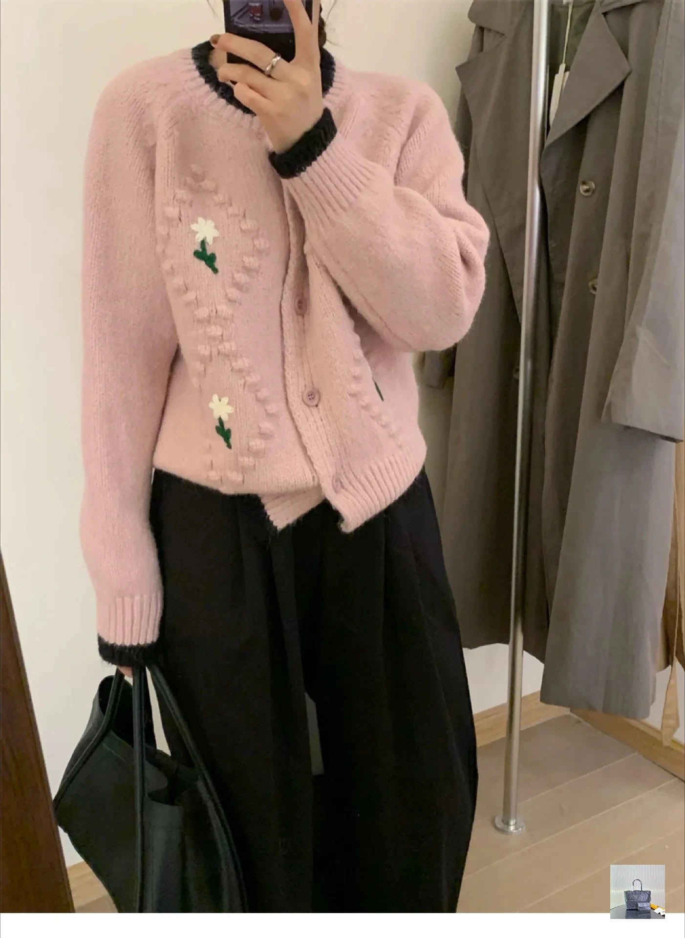 Sweater Coat Femme Autumn Knitted Cardigan 52B367