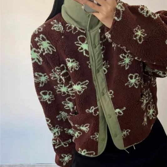 Kuzuwata Knit Simple Print  Vintage Coat Button SA103/SA134