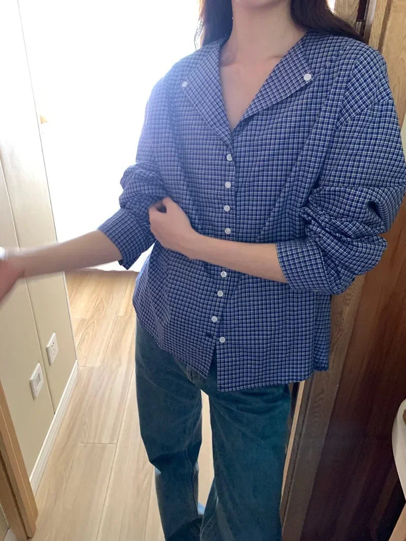 Autumn Simple Casual Temperament Blouses SA066
