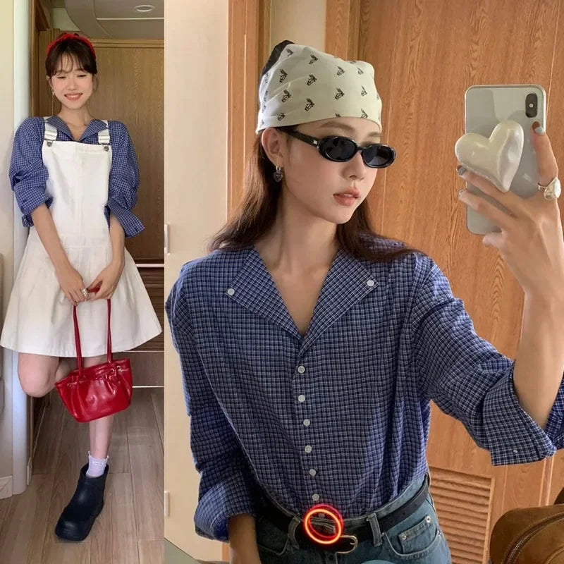 Autumn Simple Casual Temperament Blouses SA066