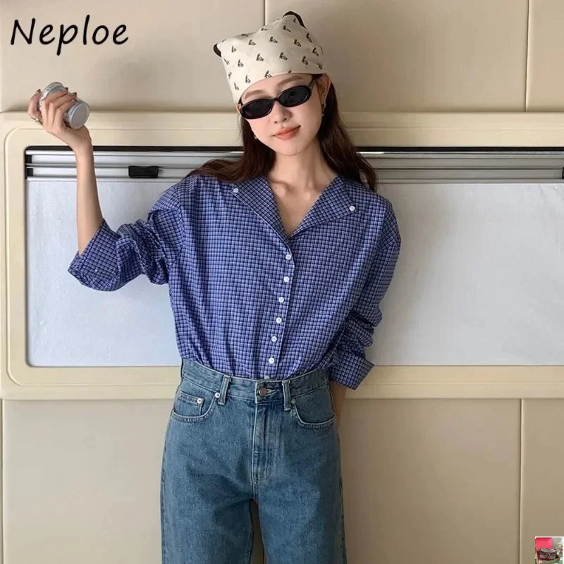Autumn Simple Casual Temperament Blouses SA066