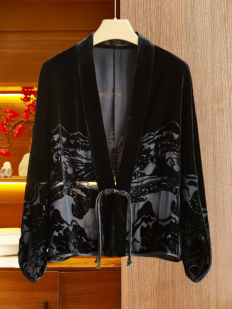 Velvet Jacket Women
