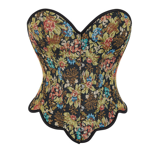 Jacquard  Ladies Body Fishbone Corset 69A665
