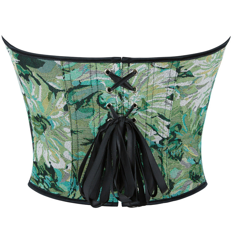 Oil Painting Print Tube Top  69A652