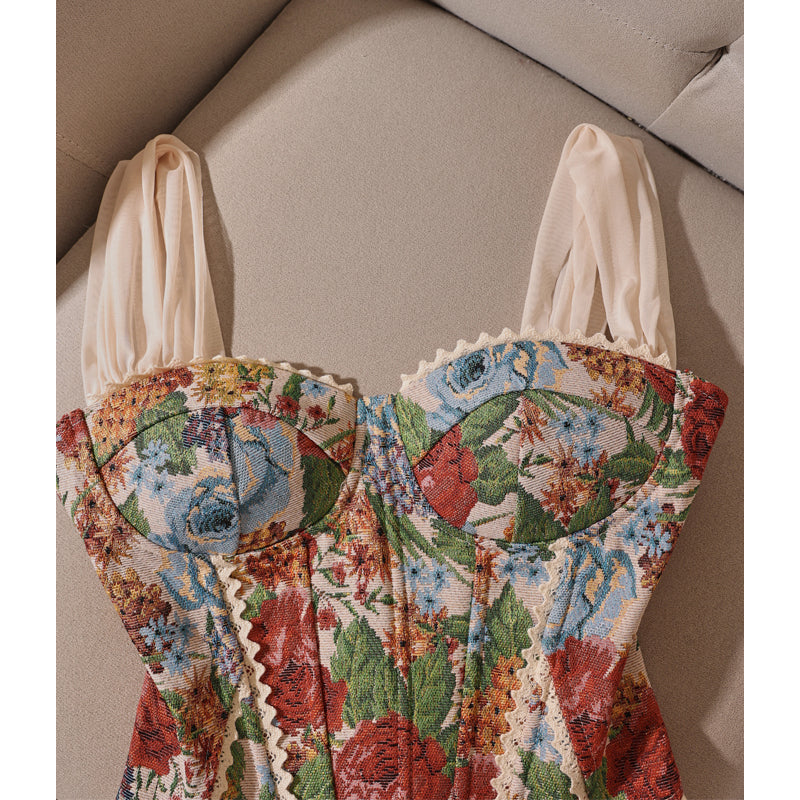 Court Style Chest Wrap Fish Bone Corset Vest 69B830