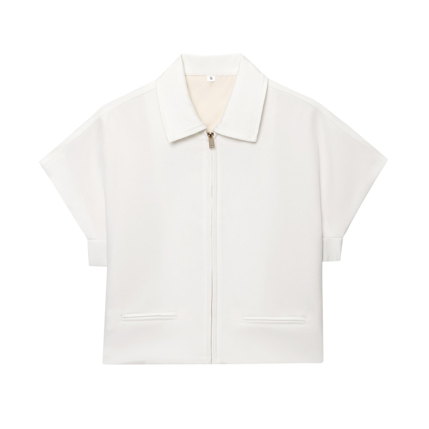 Lapel Short Sleeve Short Jacket Straight Pants SA351
