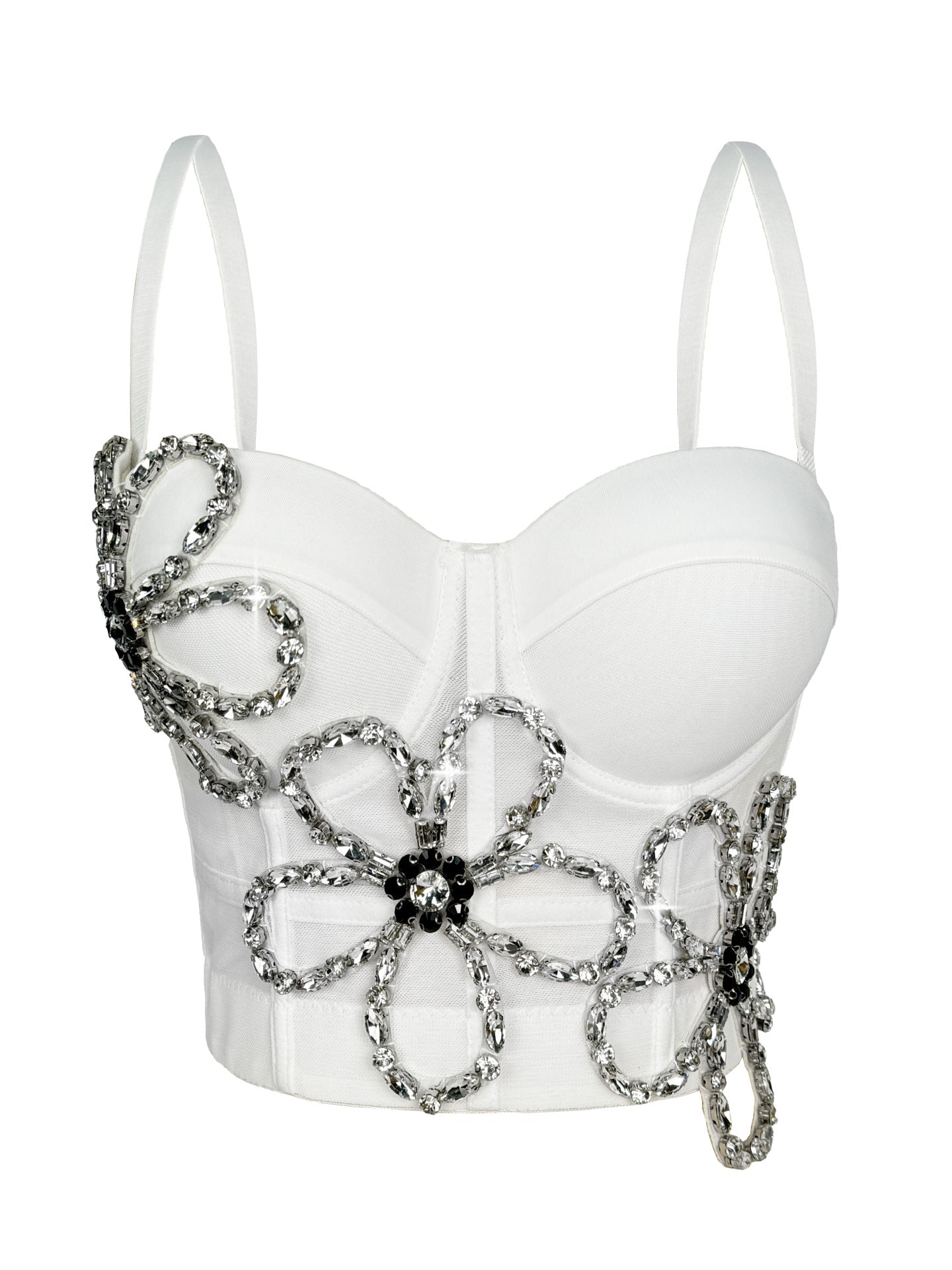 Diamond Flower Fishbone Bra 69B886