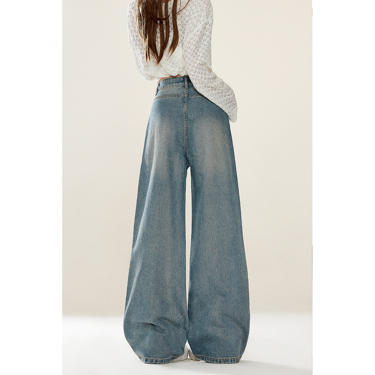 Women's Butterfly Print Jeans 69C030
