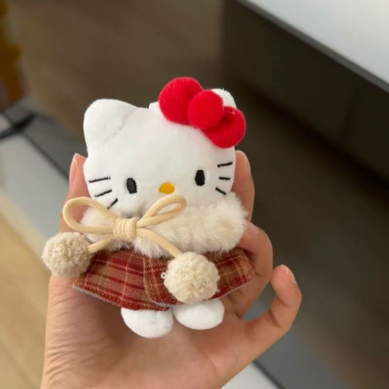 Cartoon Plush Gentleman Keychain  SAB093