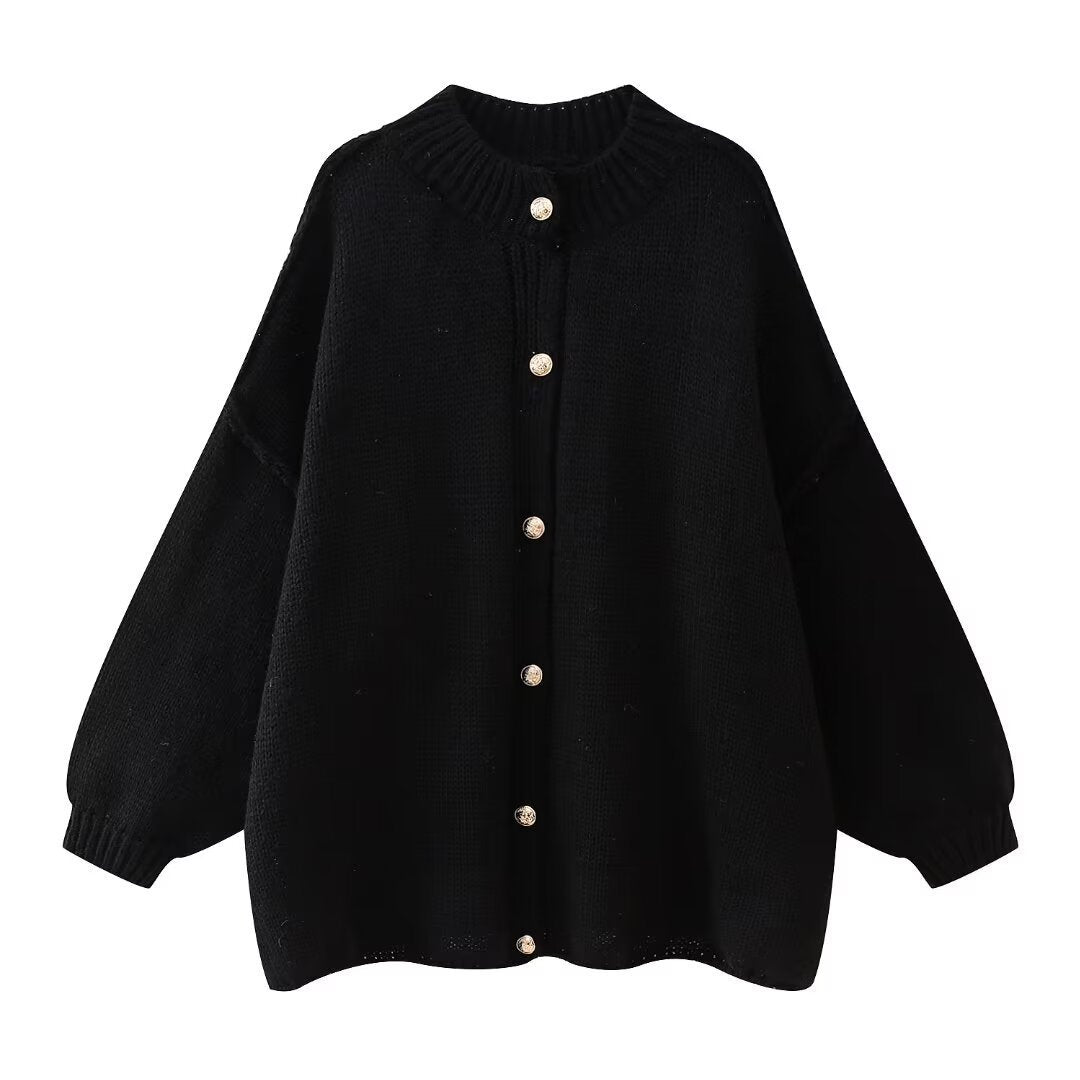 Loose Version Knitted Cardigan Sweater SA569