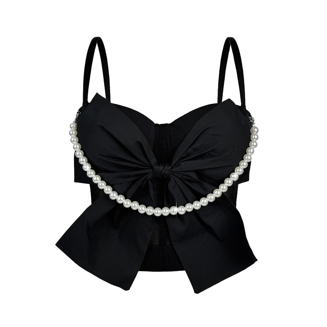 Pearl Bow Sling Vest 69B891