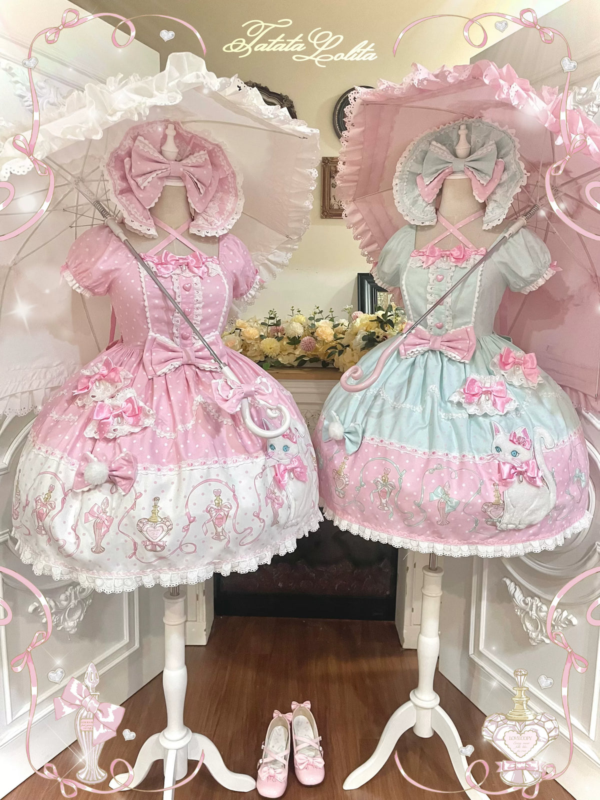 Perfume Cat Lo Skirt Doll Lolita Op Skirt  64H358