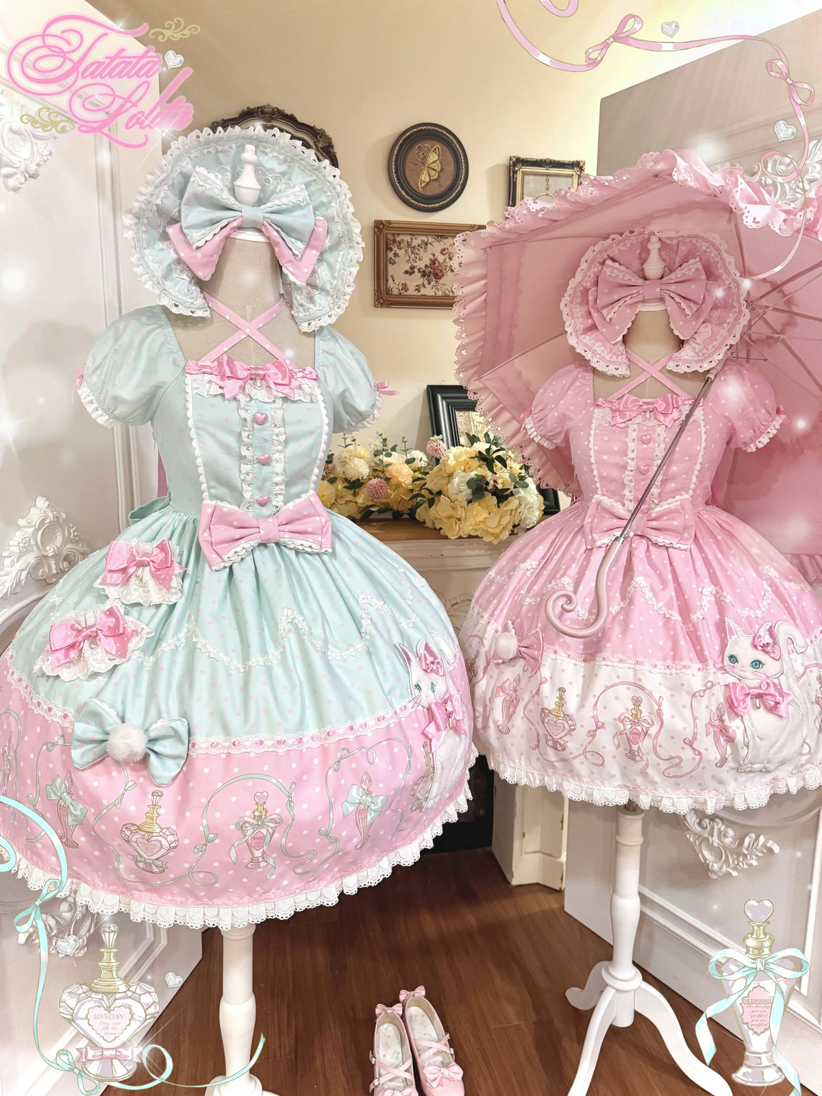 Perfume Cat Lo Skirt Doll Lolita Op Skirt  64H358