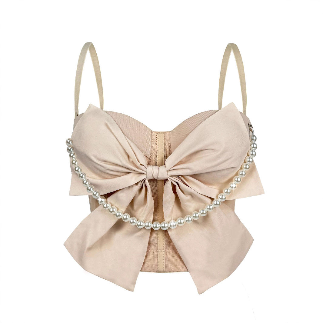 Pearl Bow Sling Vest 69B891